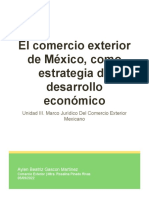 El Comercio Exterior de México, Como Estrategia de Desarrollo Económico