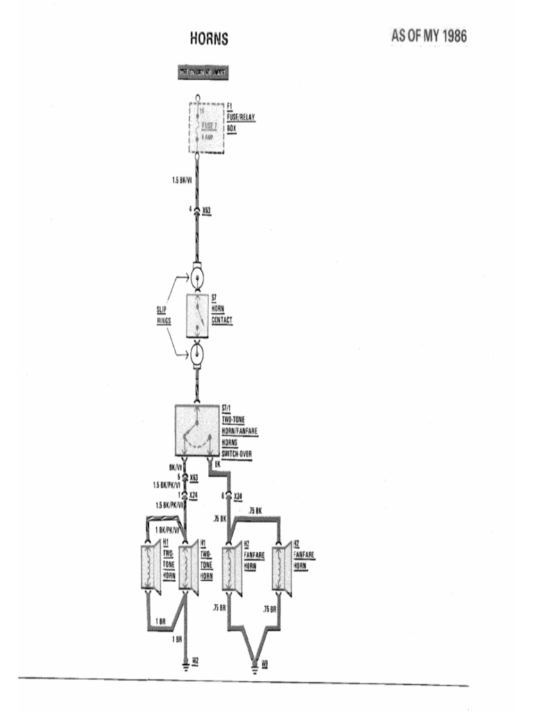 W126 Gen 2 Horns PDF