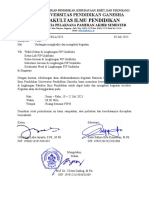 Surat Undangan Pameran Karya Inovatif (Dosen FIP)