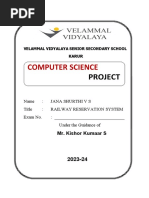 Class XII Computer Science Project | PDF