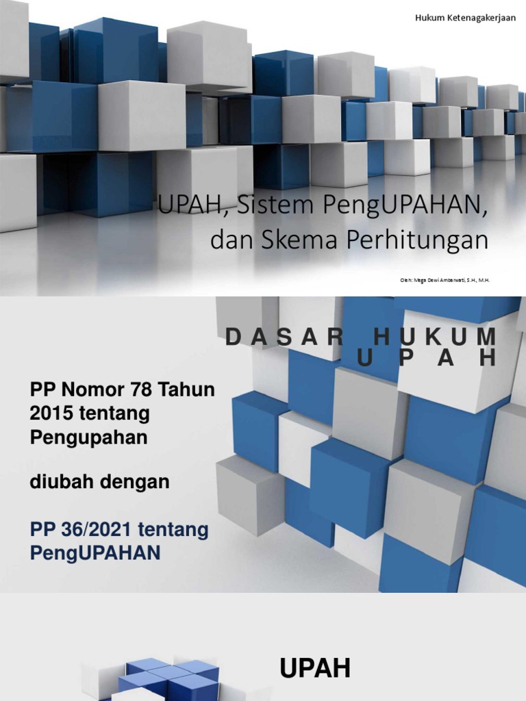 Sistem Pengupahan dan Perhitungan UPAH | PDF