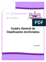 Cuadro General de Clasificacion Archivistica Junio 2023