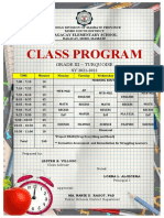 Class Program New