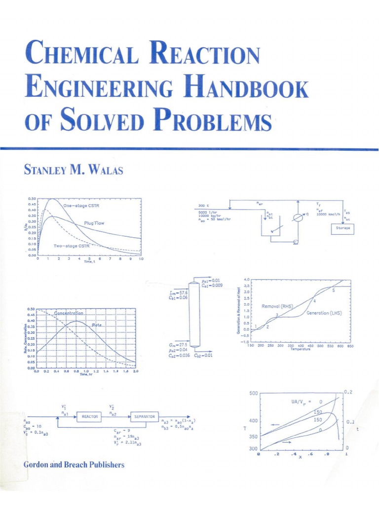 Chemical Reaction Engineering Handbook of Solved Problems | PDF