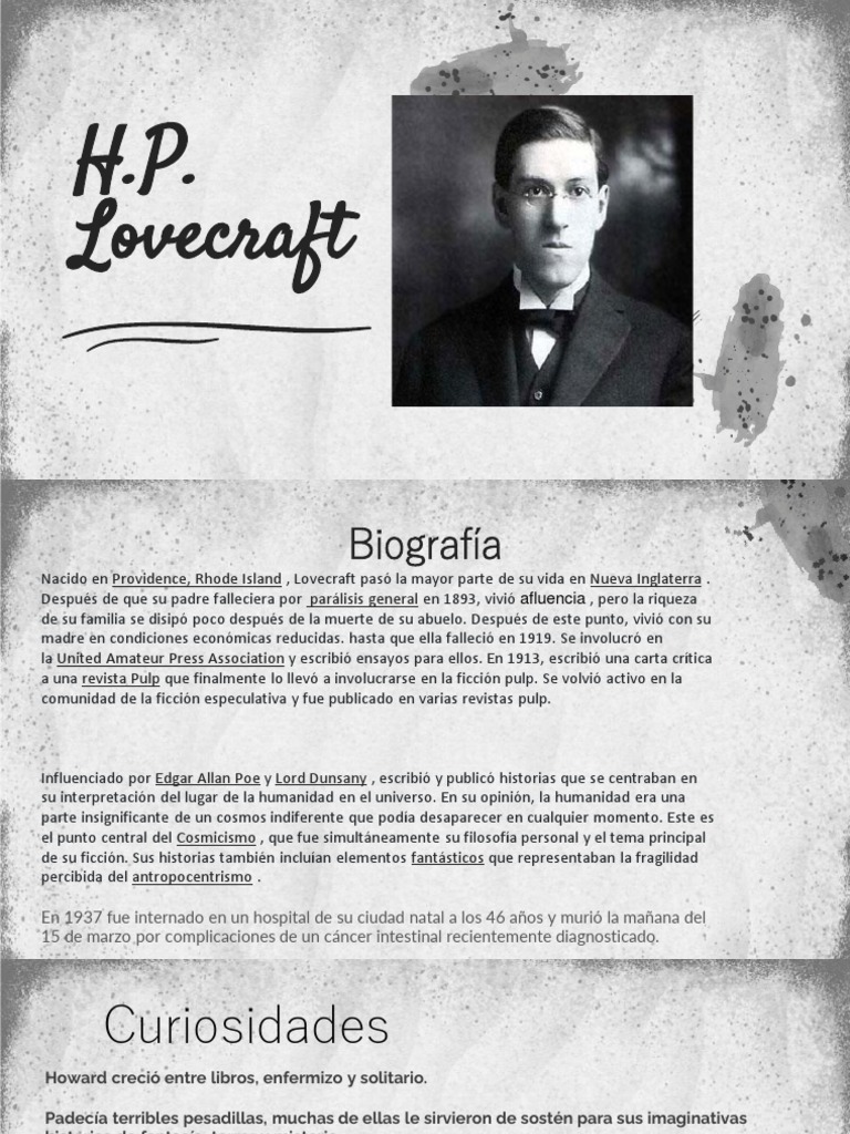 H.P. Lovecraft | PDF