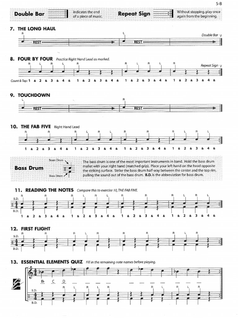 Percussion Book 1-10 | PDF
