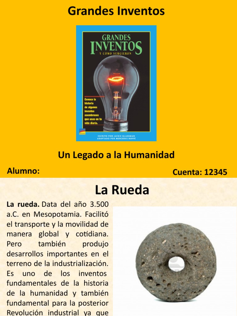 Ejercicio 5 Grandes Inventos | PDF