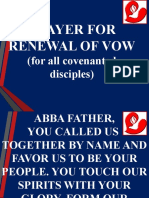 Prayer For Renewal of Vows