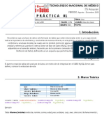 A01. Práctica 01. Creacion de Una BD