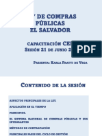 LEY DE COMPRAS PÚBLICAS. Sesión 21 de Junio