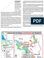 Pueblos Indígenas de La Selva en Riesgo Por Contaminación en El Río Pastaza