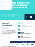 Analisis para La Implementacion de Un Centro de Rehabilitacion Fisiatrica para Personas Con Discapacidad en La Ciudad de Oruro