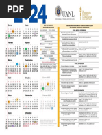 Calendario Academico Uanl 2024