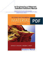 Science and Engineering of Materials 7th Edition Askeland Solutions Manual
