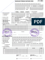 Formulir Pindah Datang Penduduk Form F 1 08 1