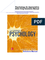 Science of Psychology An Appreciative View 4th Edition King Solutions Manual