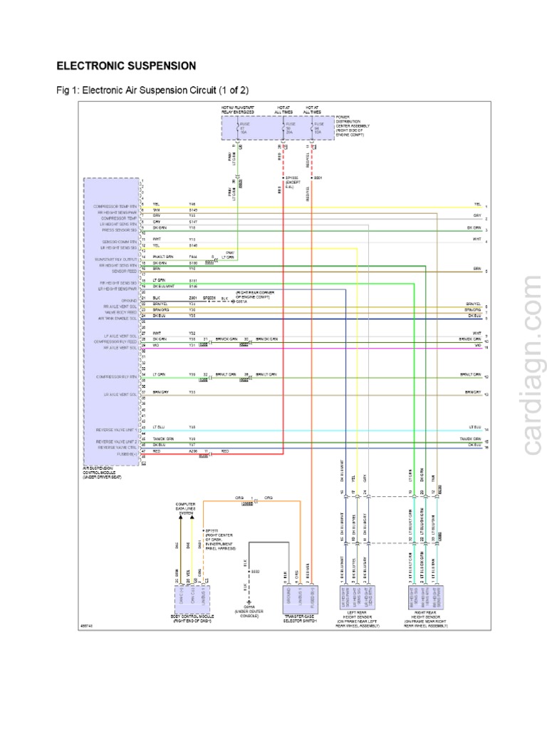 Wiring Diagram Air Suspension Grand Cherokee PDF
