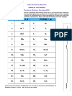 Formula Formula: 1. HCL 2. O