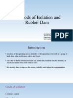 Methods of Isolation and Rubber Dam