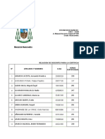 Relacion para La I Certificacion 2023 e Enviar A La Dre-H