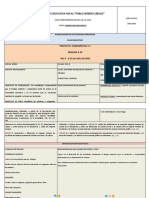 Planificación Proyecto Humanistico 1-Historia-2º Bach