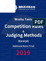 Wushu Taolu Excerpt Additional Rules Trial 1