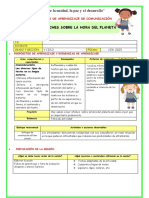 Ses-juev-plan Lector-leemos Afiches Sobre La Hora Del Planeta-maestras de Primaria Perú