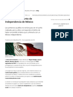 Inicio Del Movimiento de Independencia de México - Presidencia de La República EPN - Gobierno - Gob - MX