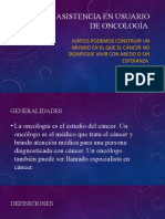 Asistencia en Usuario de Oncología COMPLETO SEMANA 1