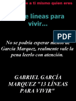 Gabriel Gaarcia Marquez 13 Lineas...