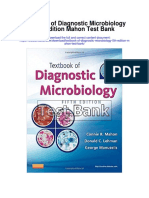 Textbook of Diagnostic Microbiology 5th Edition Mahon Test Bank
