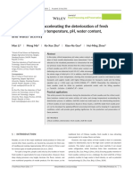 Critical Conditions Accelerating The Deterioration of Fresh Noodles A Study On Temperature, PH, Water Content, and Water Activity