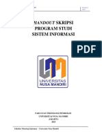 Handsout - Skripsi Prodi Sistem Informasi - 2023