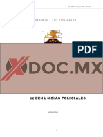Xdoc - MX Manual de Usuario Denuncias