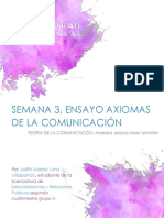 3.1 Axiomas de la comunicación