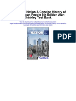 Unfinished Nation A Concise History of The American People 8th Edition Alan Brinkley Test Bank
