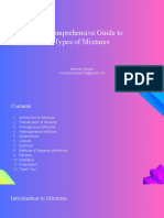 A Comprehensive Guide To Types of Mixtures