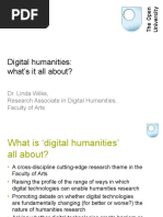 Digital Humanities Whats It All About