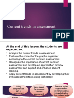 Current Trends in Assessment Report