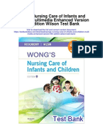 Wongs Nursing Care of Infants and Children Multimedia Enhanced Version 9th Edition Wilson Test Bank
