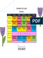 Horario de Clases