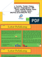 Peta Analisis Yuridis Tindak Pidana Penyalahgunaan Pengangkutan BBM Bersubsidi Pasca Undang-Undang Cipta Kerja (Studi Putusan Nomor 246pid - BLH2022PN Pso)