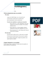 Eeg Instructions Spanish