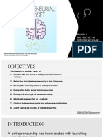Module 2 - PRACTICING ENTREPRENEURSHIP