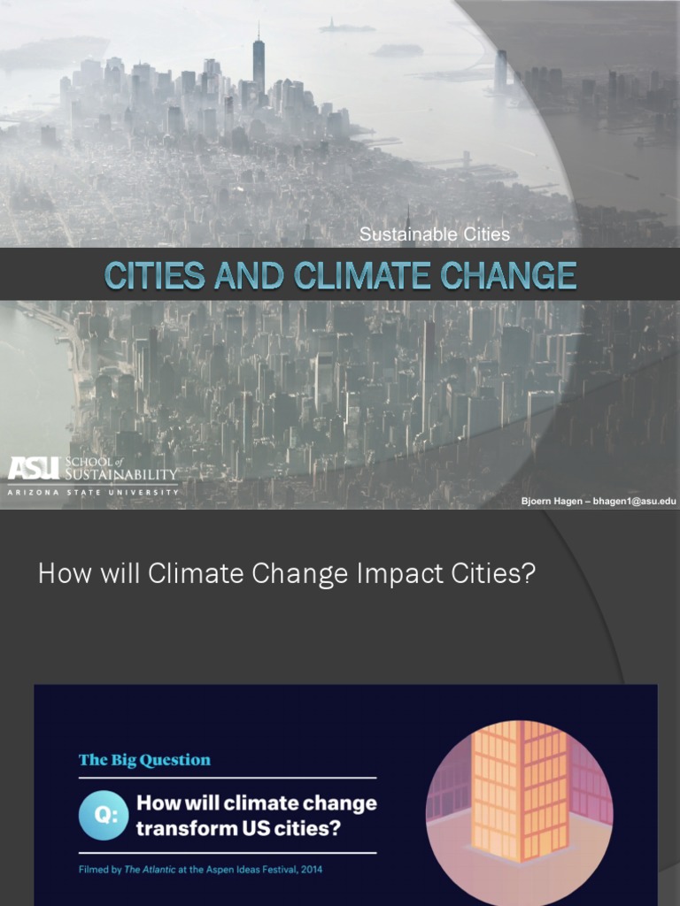 Cities And Climate Change Pdf Climate Change Power Station