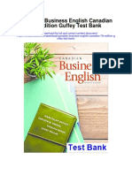 Canadian Business English Canadian 7th Edition Guffey Test Bank