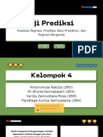 Kelompok 4 - Uji Prediksi Dan Regresi