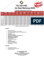Paket HOT DEAl Belitung 3D2N
