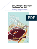 Crime Analysis With Crime Mapping 3rd Edition Santos Test Bank