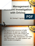 Traffic Management Investigation Student